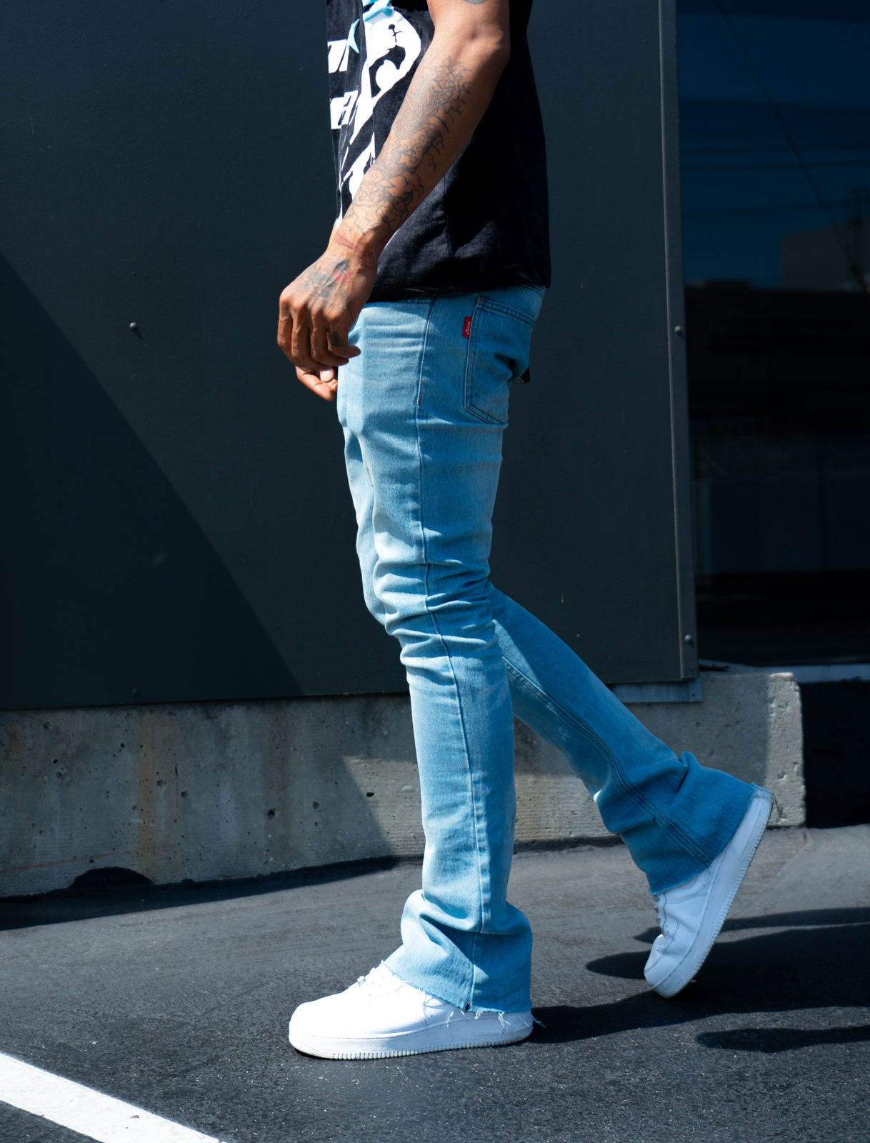 Azure Stacked Denim